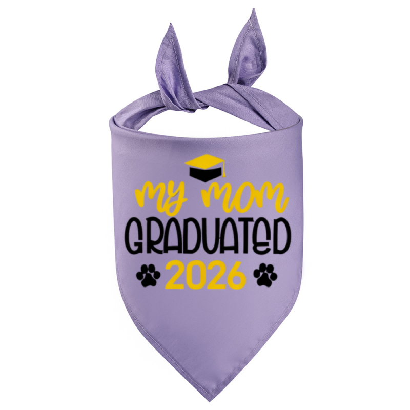 Personalized Embroidered Graduation My Mom/Dad Graduated Dog Bandana | MNAccs83