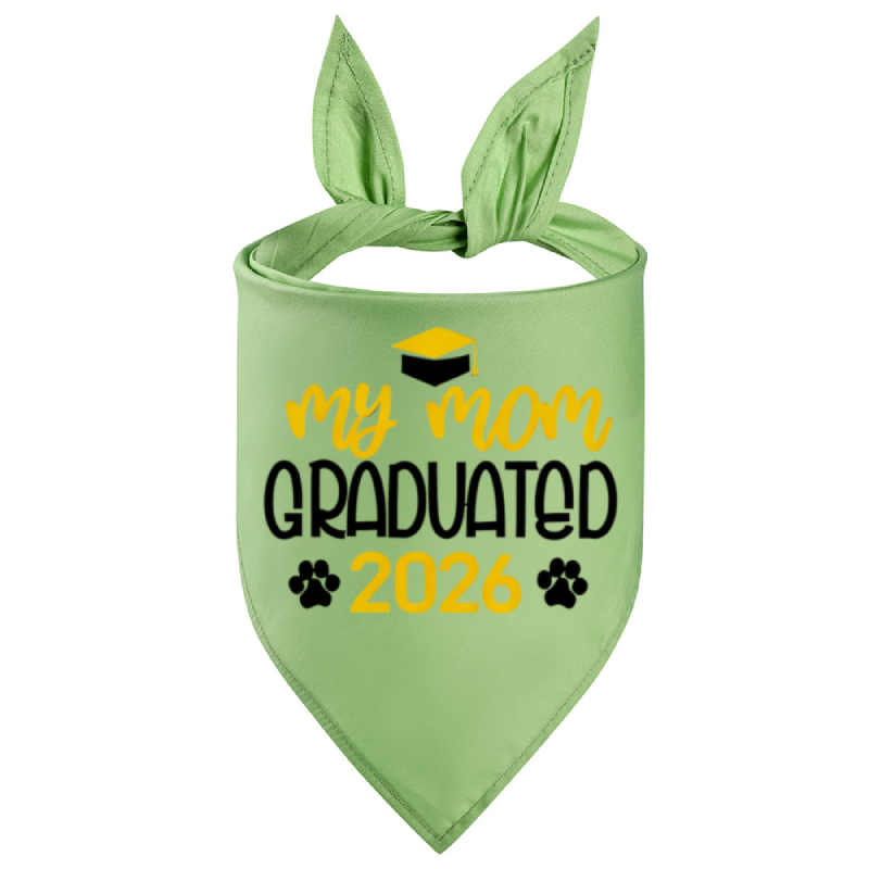 Personalized Embroidered Graduation My Mom/Dad Graduated Dog Bandana | MNAccs83