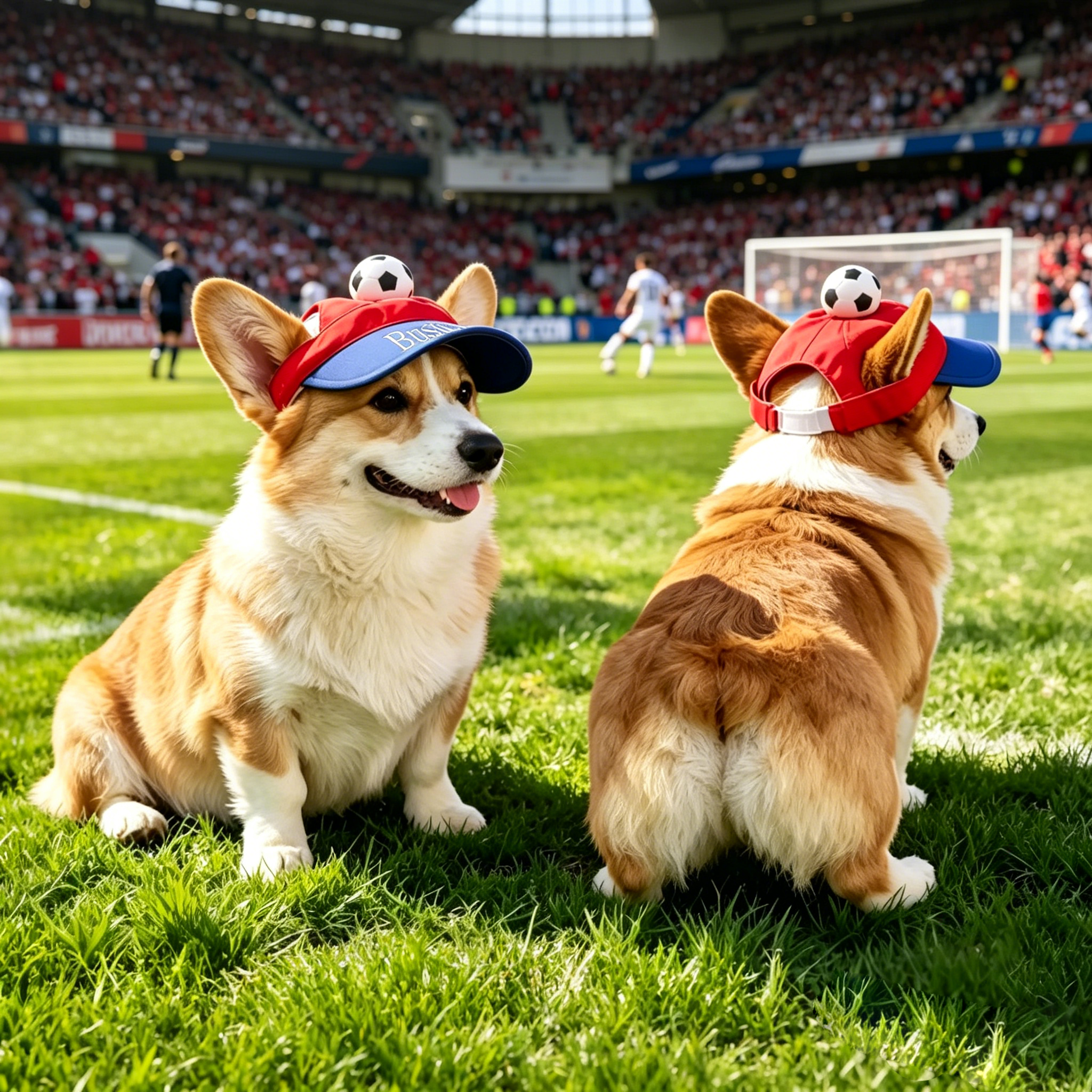 Personalized Embroidery Soccer Pet Hat with Ear Holes | MNAccs106