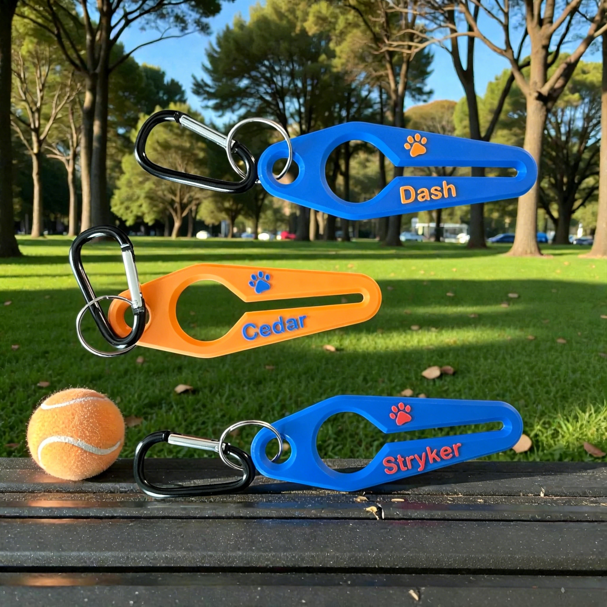 Personalized Dog Poop Bag Holder: 3D Printed Waste Carrier | MNAccs112