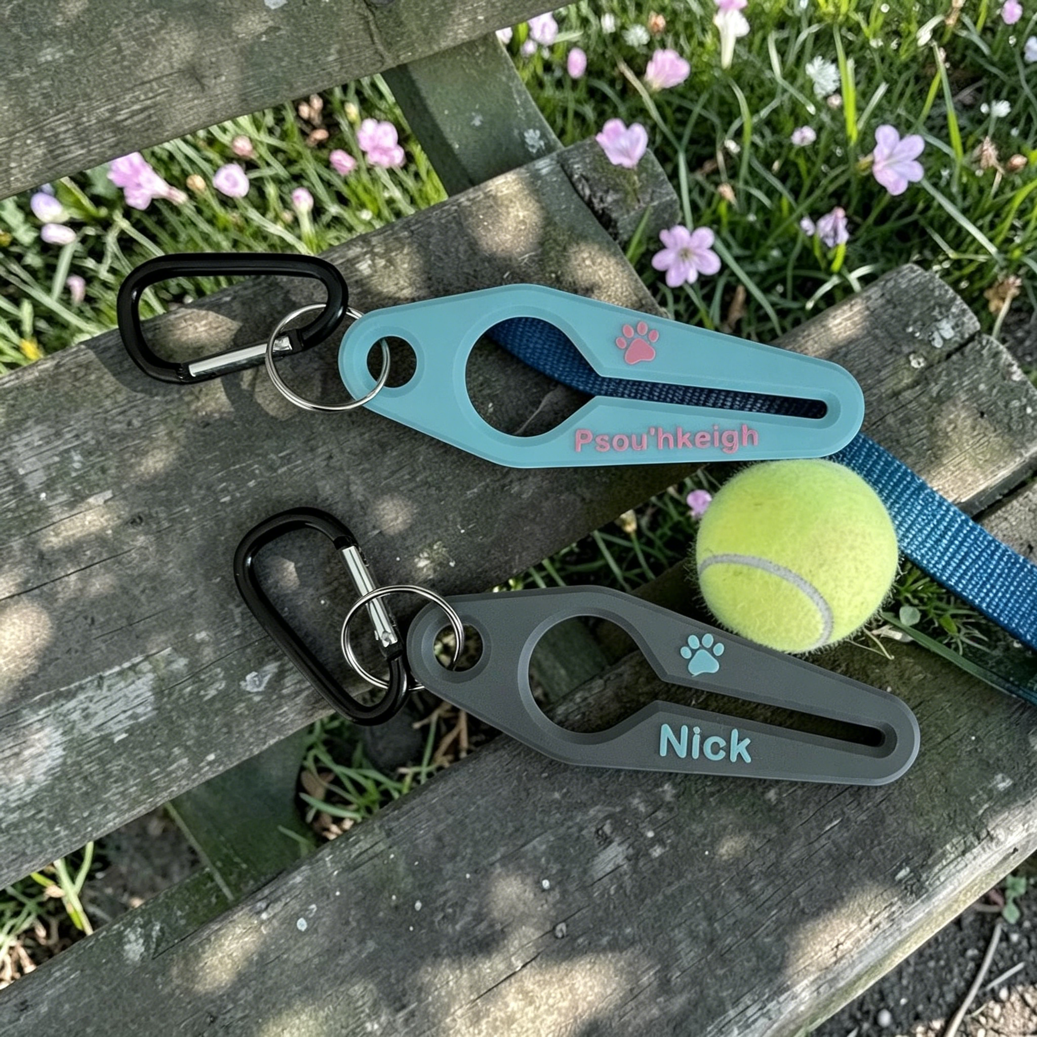 Personalized Dog Poop Bag Holder: 3D Printed Waste Carrier | MNAccs112
