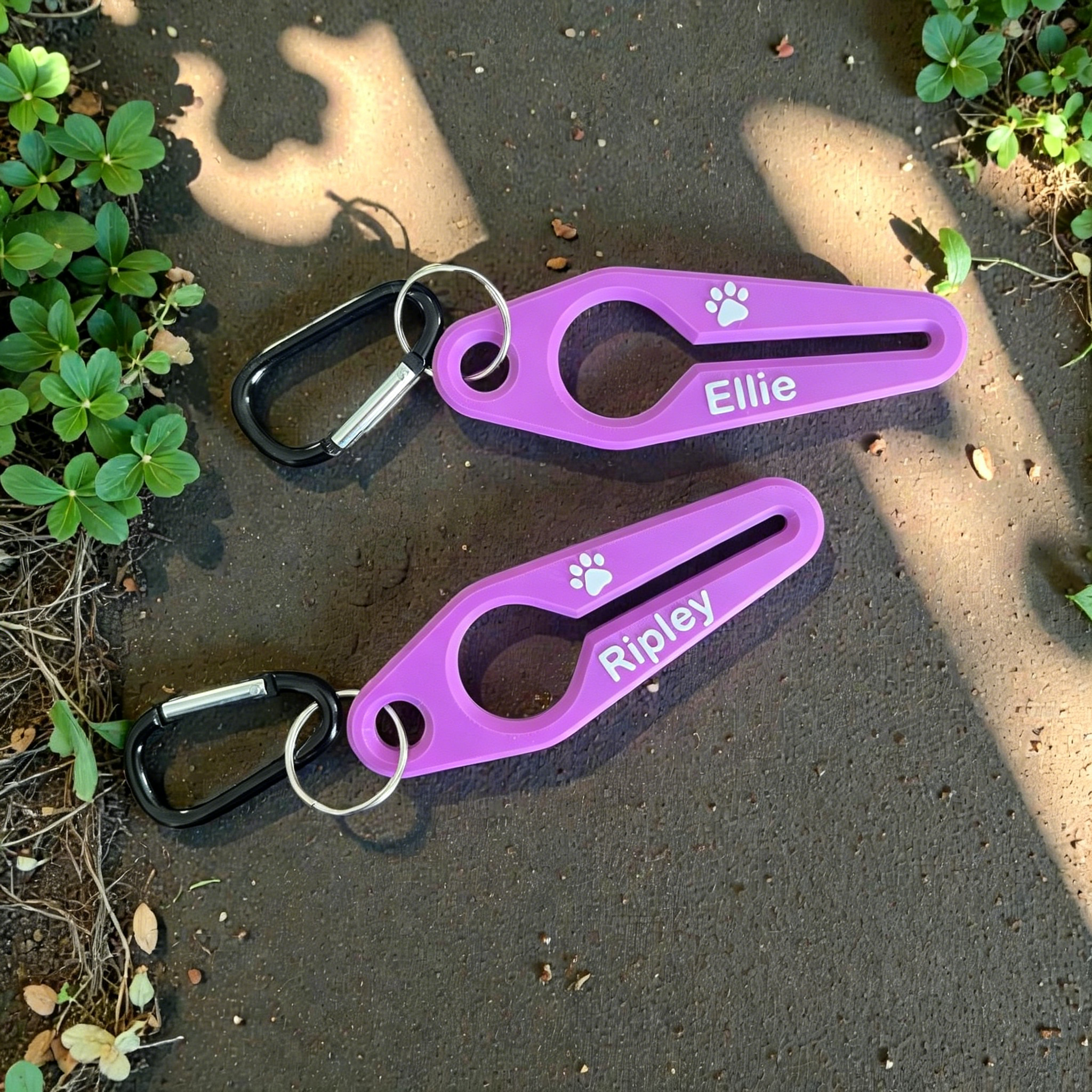 Personalized Dog Poop Bag Holder: 3D Printed Waste Carrier | MNAccs112