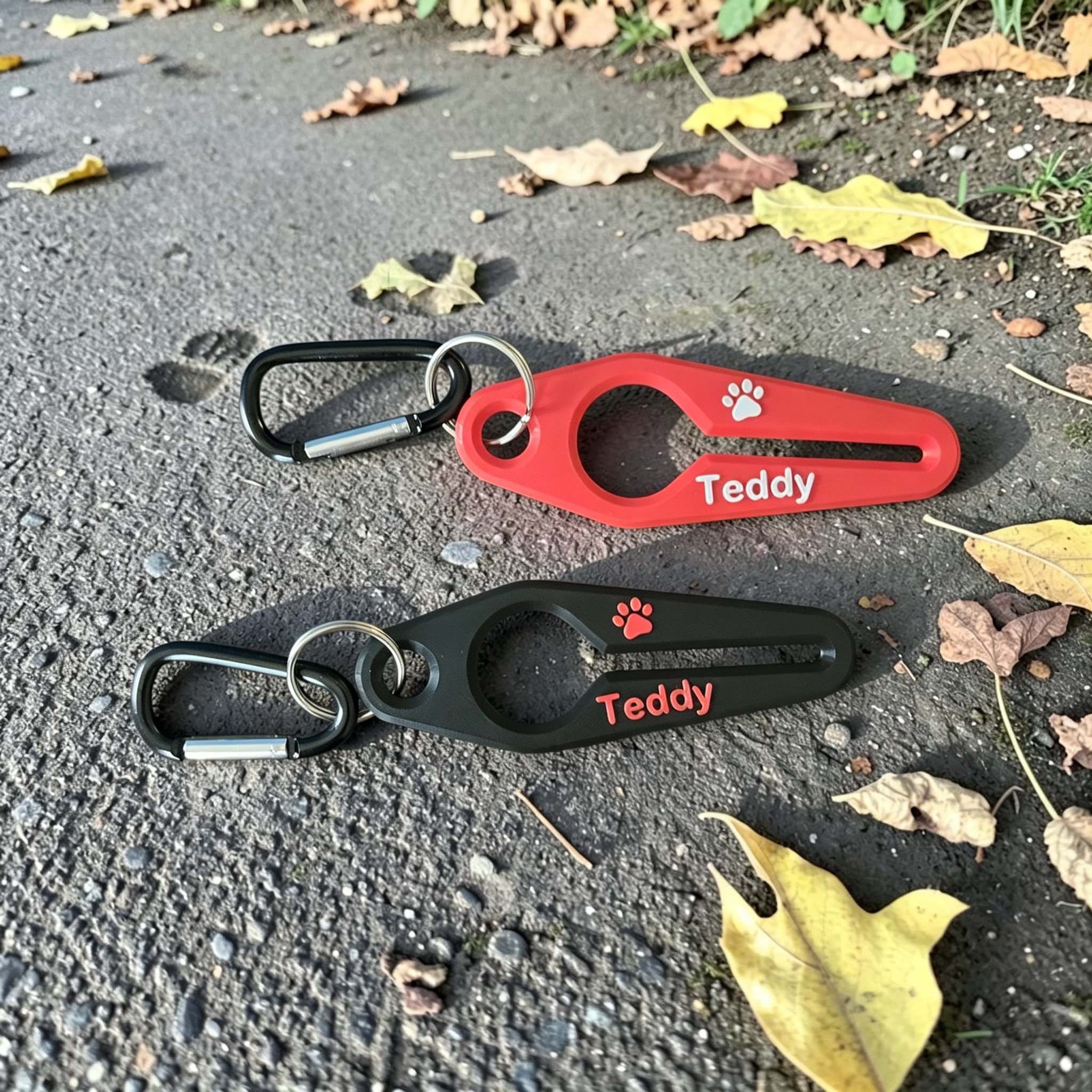 Personalized Dog Poop Bag Holder: 3D Printed Waste Carrier | MNAccs112