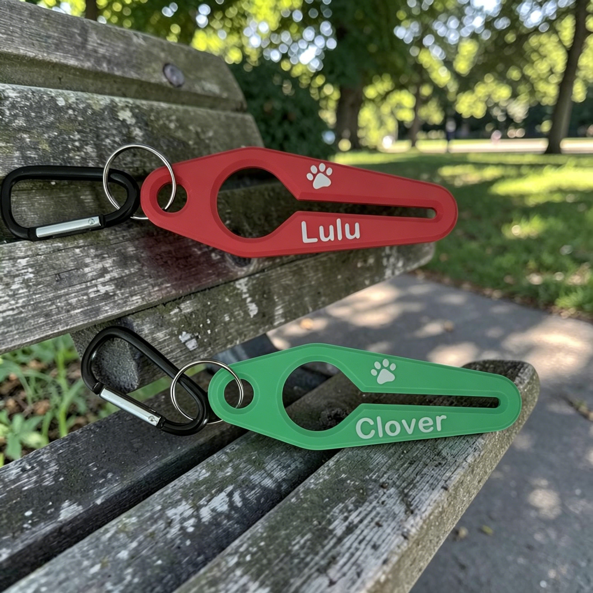 Personalized Dog Poop Bag Holder: 3D Printed Waste Carrier | MNAccs112