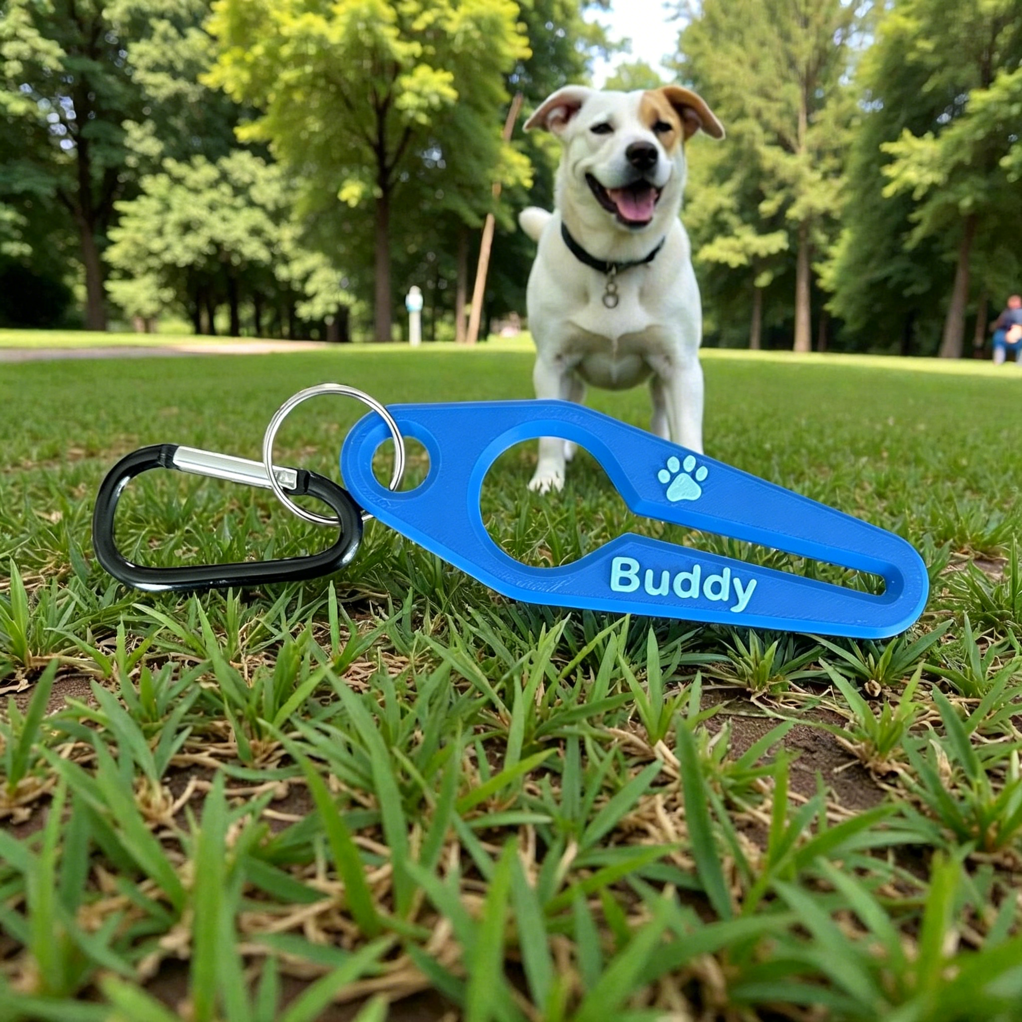 Personalized Dog Poop Bag Holder: 3D Printed Waste Carrier | MNAccs112