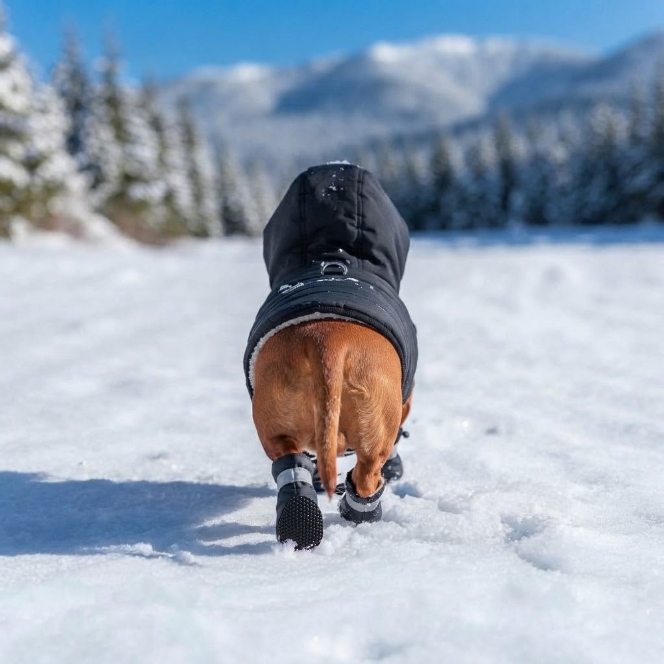 Dog Boots Reflective Shoes Summer Winter Dog Booties | MNAccs126