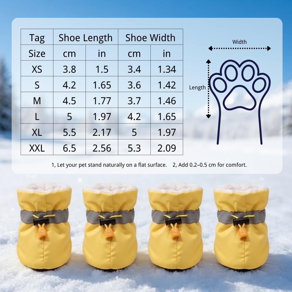 Dog Boots Reflective Shoes Summer Winter Dog Booties | MNAccs126