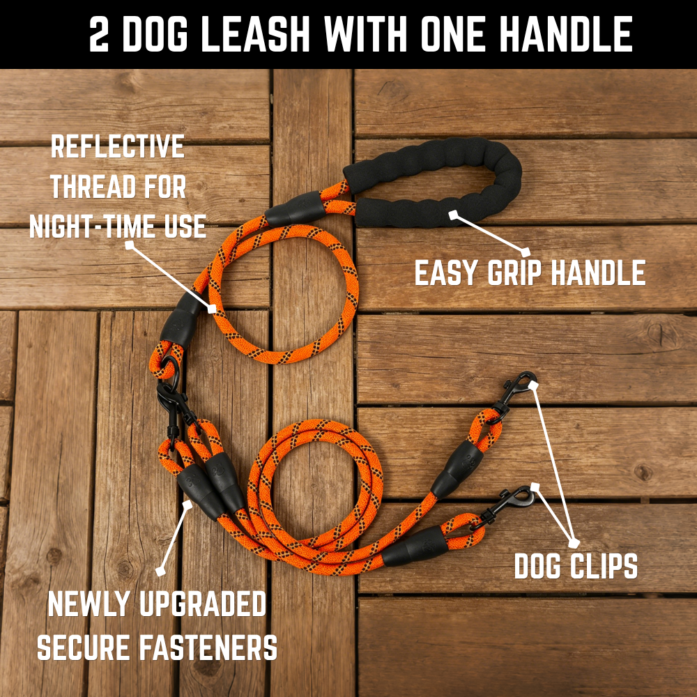 Double Dog Leash Tangle Free for Two Dogs | MNAccs90