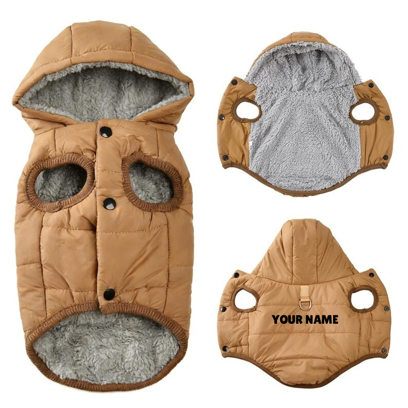 Personalized Pets Winter Thick Warm Jacket | MNCloth270