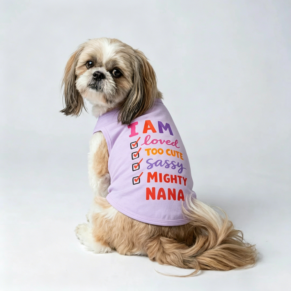 Personalized I AM Loved Checklist Pet Shirt | MNCloth208