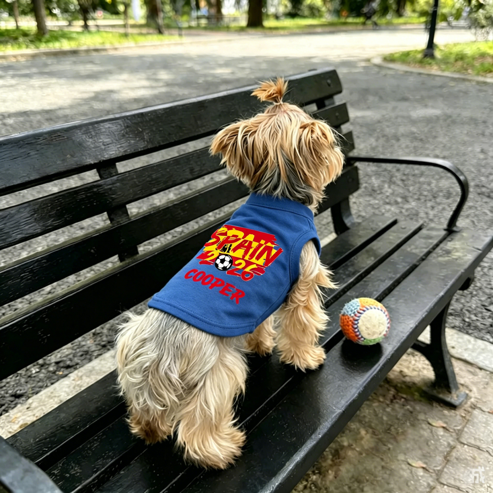 Personalized Dog Soccer 2026 Flat Dog Tank Top | MNCloth213