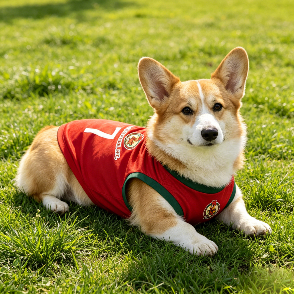 Personalized Dog & Cat Soccer Fan Sporty Vest | MNCloth214