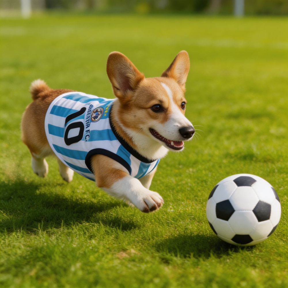 Personalized Dog & Cat Soccer Fan Sporty Vest | MNCloth214