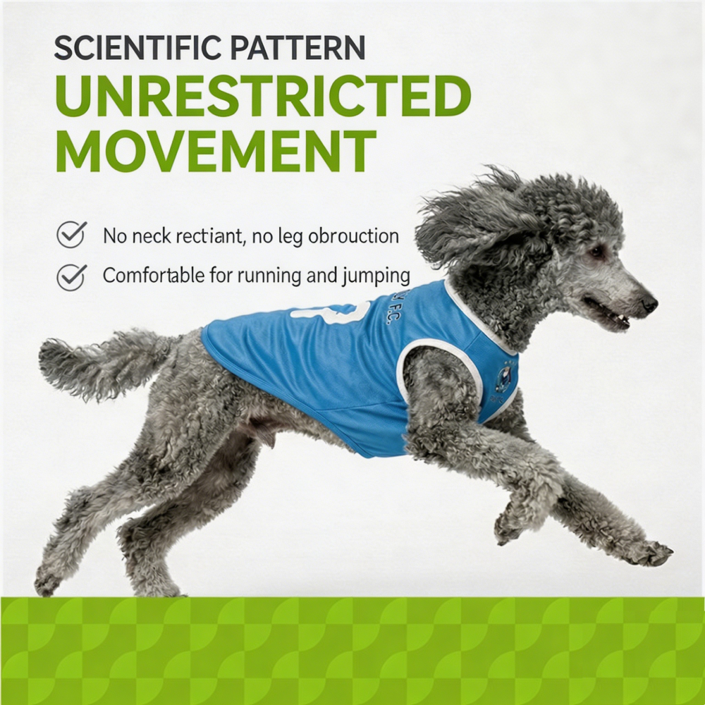 Personalized Dog & Cat Soccer Fan Sporty Vest | MNCloth214