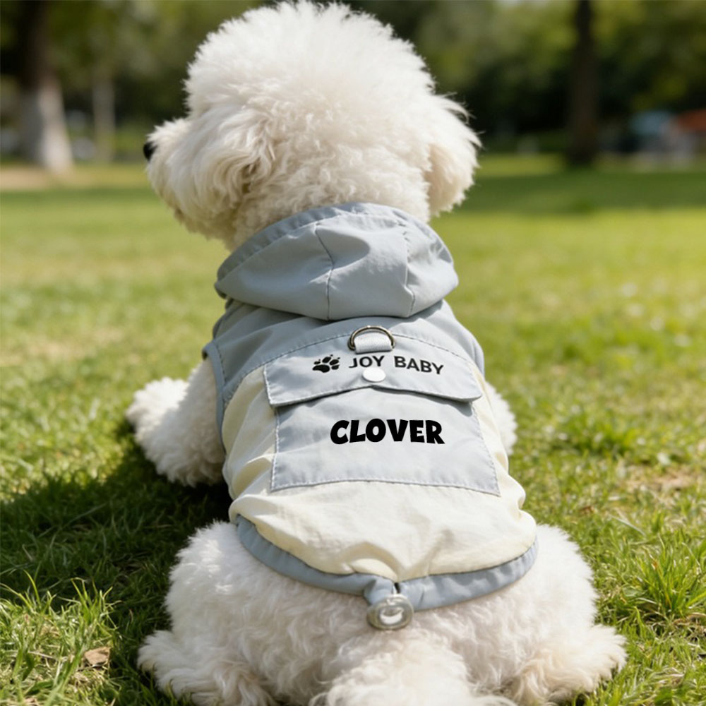 Personalized Dog Summer UV-Protective Lightweight Hooded Sun Shirt | MNCloth215