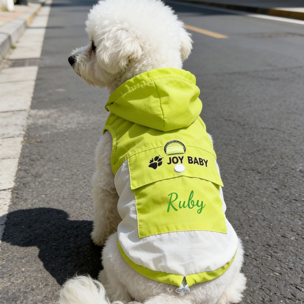 Personalized Dog Summer UV-Protective Lightweight Hooded Sun Shirt | MNCloth215