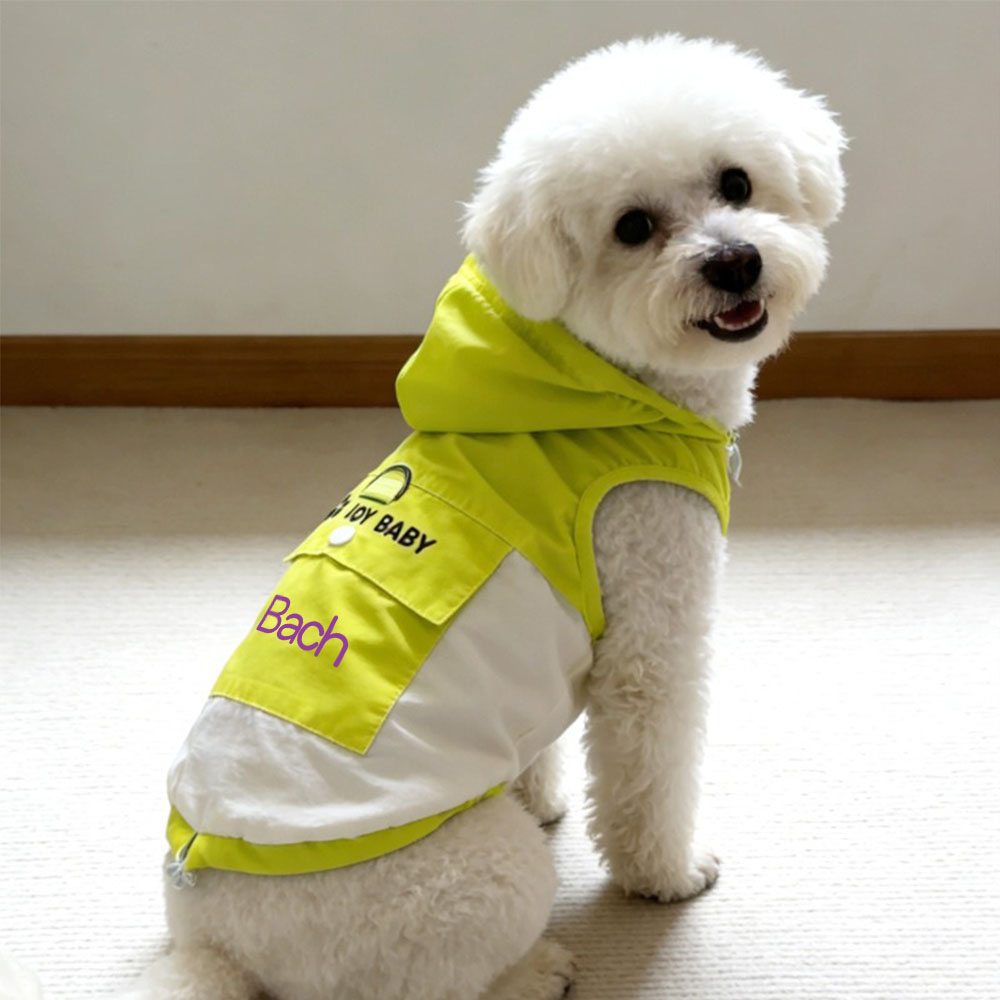 Personalized Dog Summer UV-Protective Lightweight Hooded Sun Shirt | MNCloth215