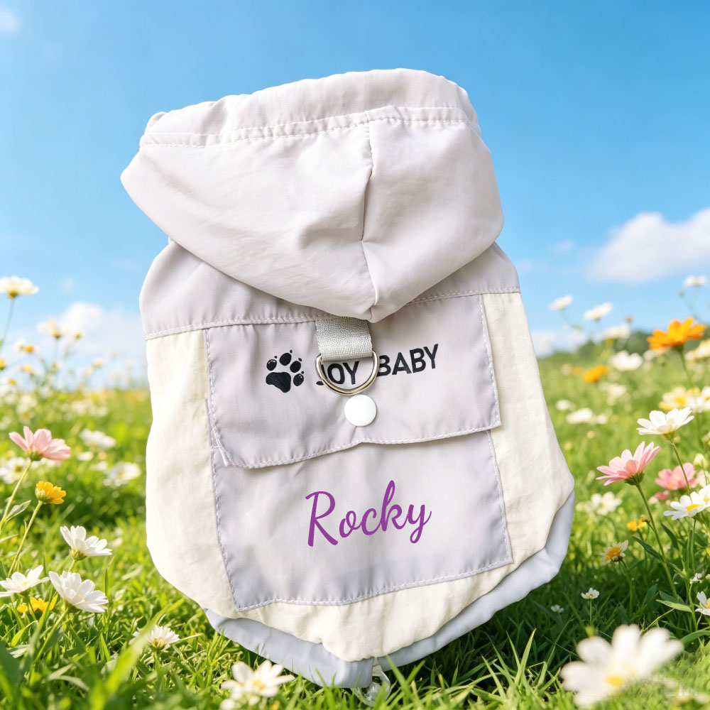 Personalized Dog Summer UV-Protective Lightweight Hooded Sun Shirt | MNCloth215