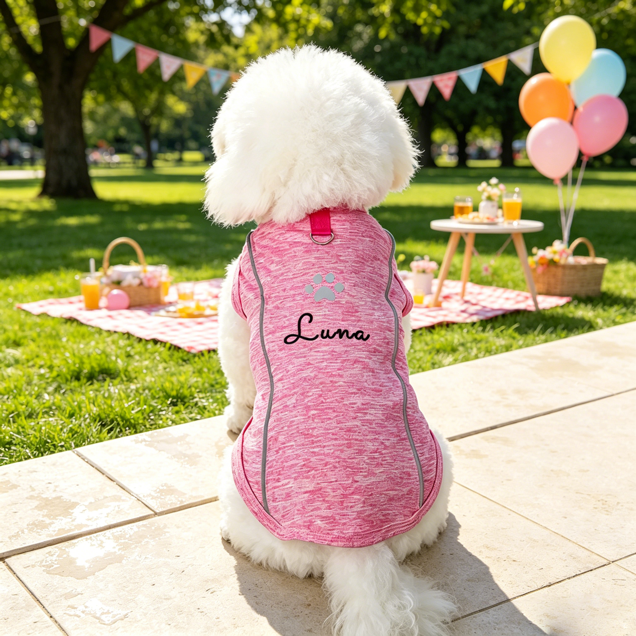 Personalized Glow Safe Active Flex Pet Sport Shirt | MNCloth237