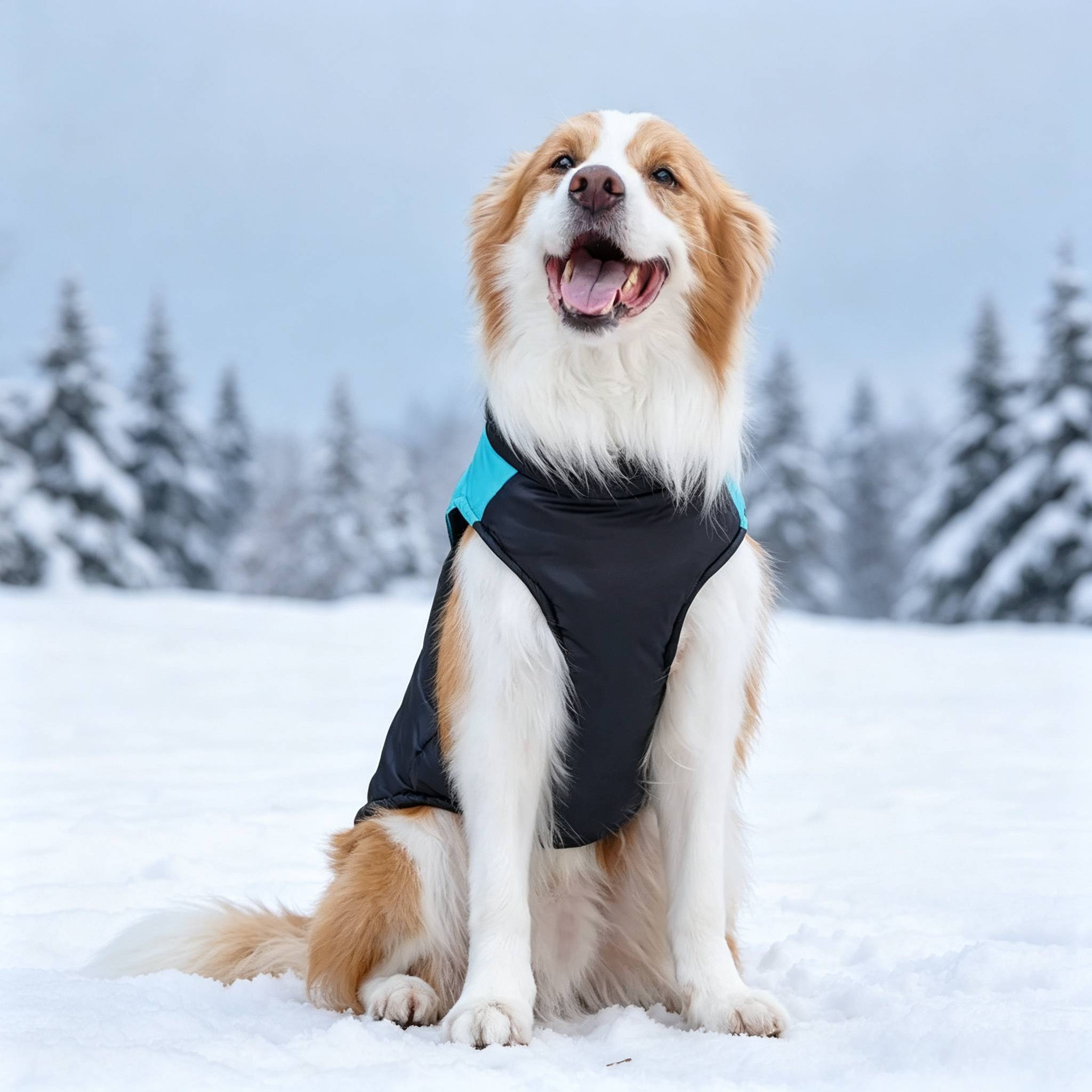 Personalized Dogs Waterproof Warm Puffer Vest | MNCloth27