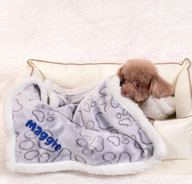 Personalized Warm Pet Blanket for Comfort & Unique | BKPet297