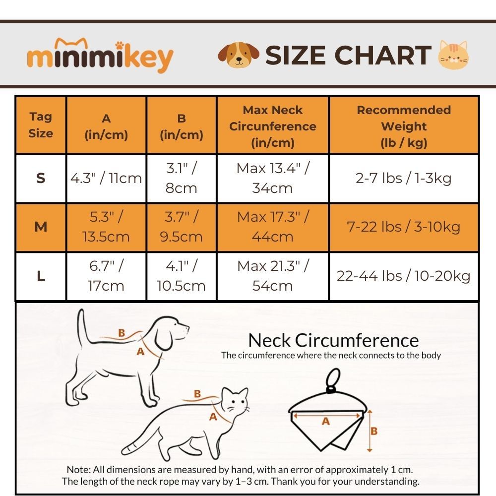 Personalized Embroidered Reversible Pet Bandana for Dogs & Cats | MNAccs96