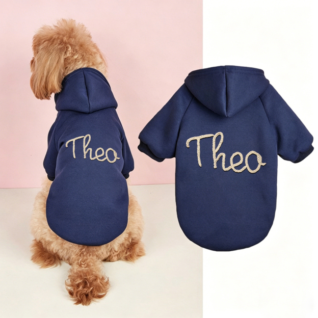 Personalized Cozy Season Warm Puppy Hoodie | MNCloth210