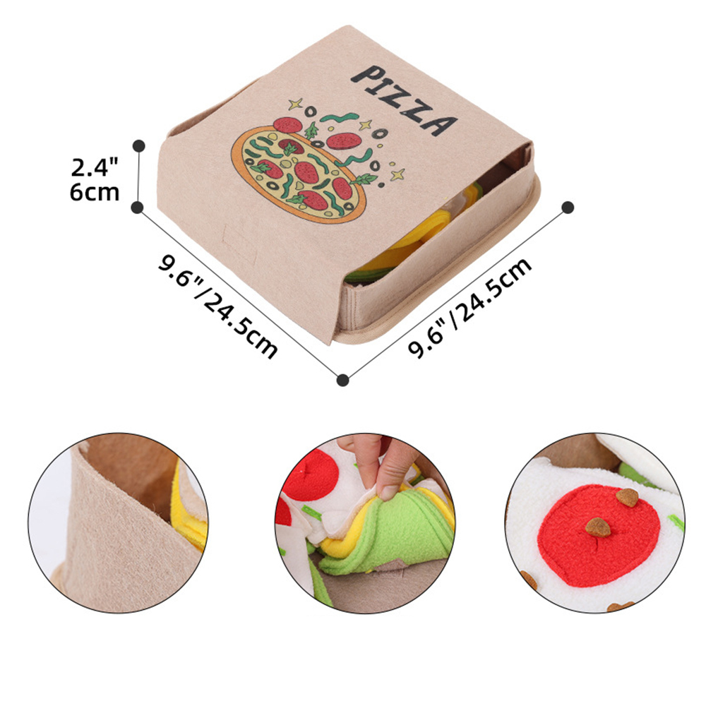 Personalized Pizza Box Pet Toys | BKPet136