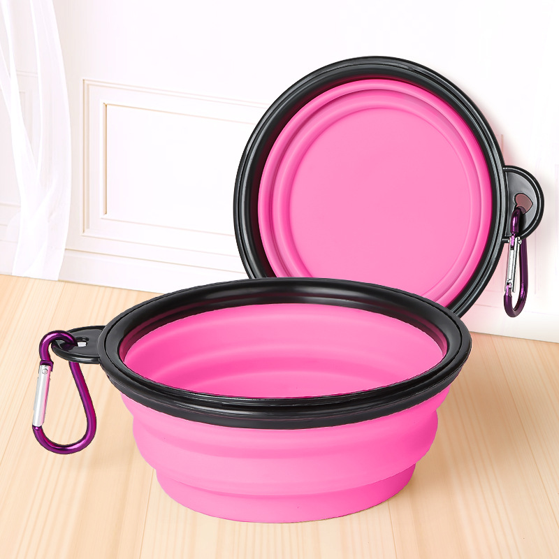 Personalized Silicone Foldable Travel Pet Bowl | BKPet79