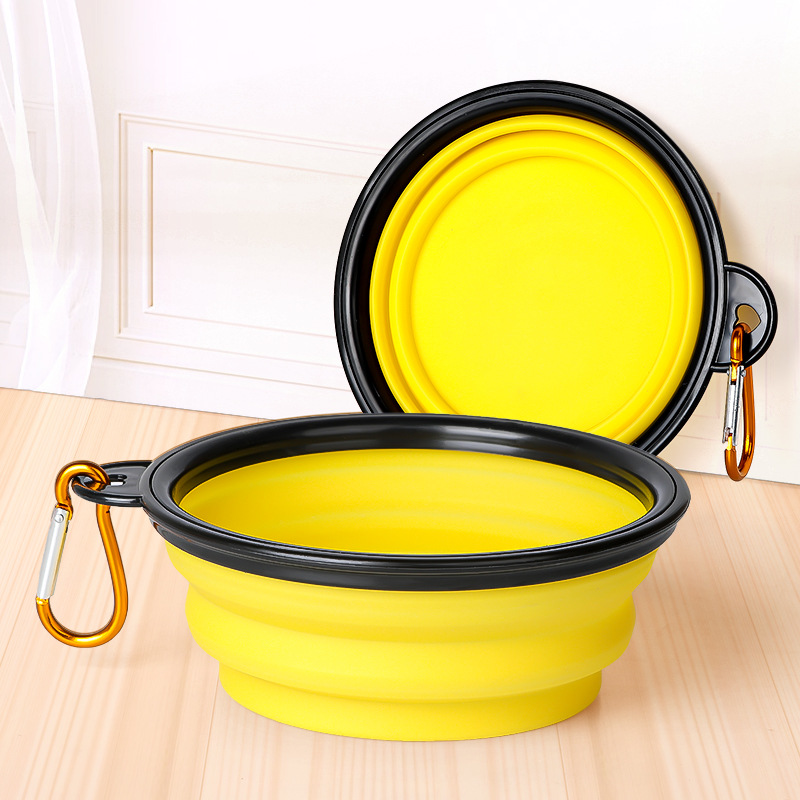 Personalized Silicone Foldable Travel Pet Bowl | BKPet79