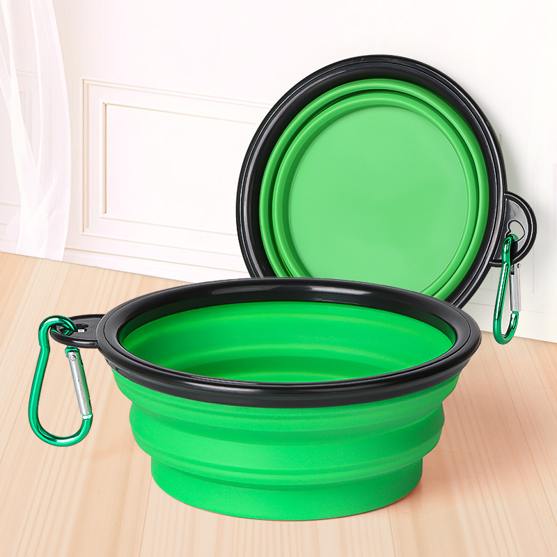 Personalized Silicone Foldable Travel Pet Bowl | BKPet79