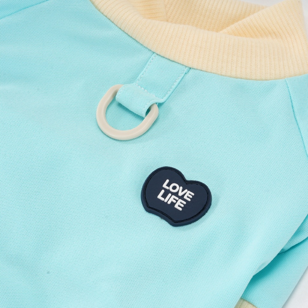 Personalized Color-Block Poppy Pajama Jumpsuit | MNCloth224