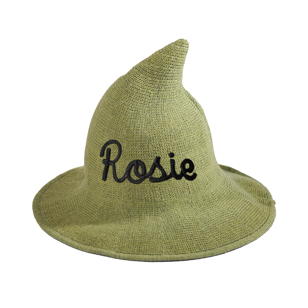 Personalized Embroidery Halloween Witch Hat For Kids & Aldult | MNHalloween01
