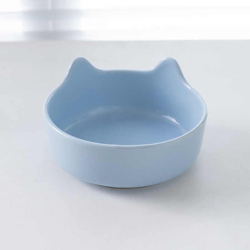 Personalized Pet Ceramic Food Dish with Ears Bowl | BKPet259