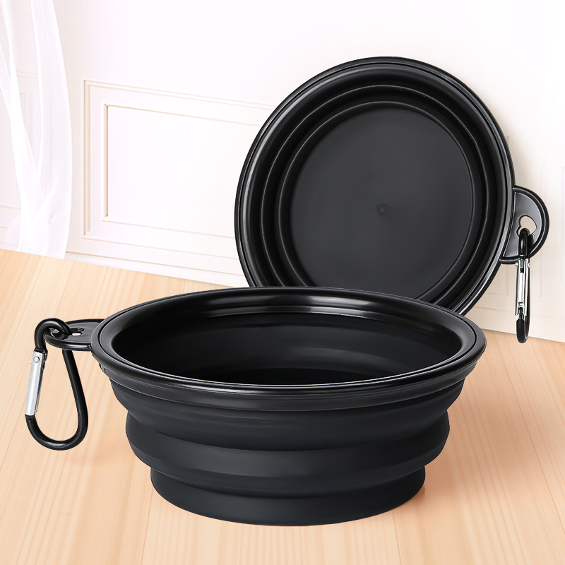Personalized Silicone Foldable Travel Pet Bowl | BKPet79