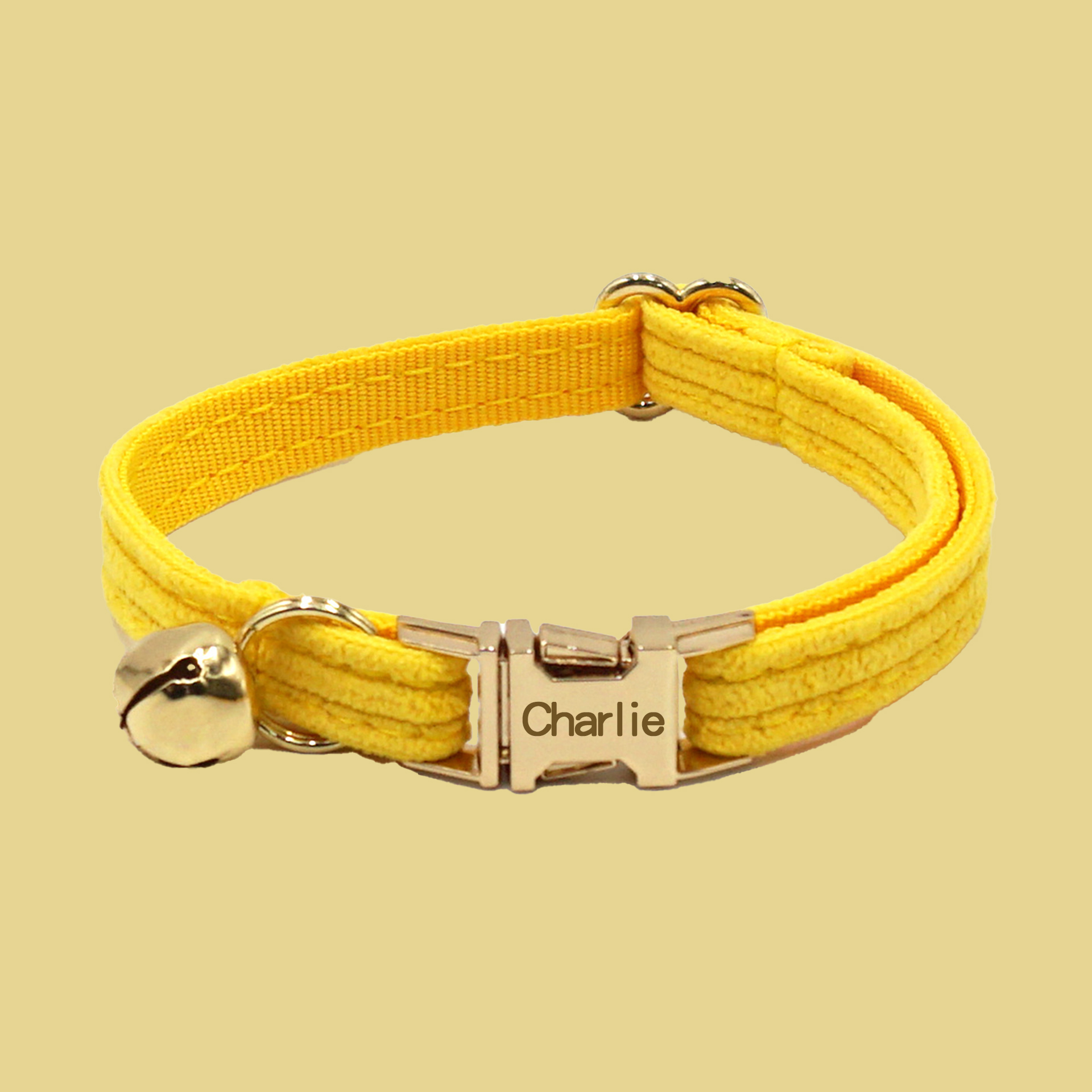 Personalized Velvet Engraved Cat Collar | BKPet95