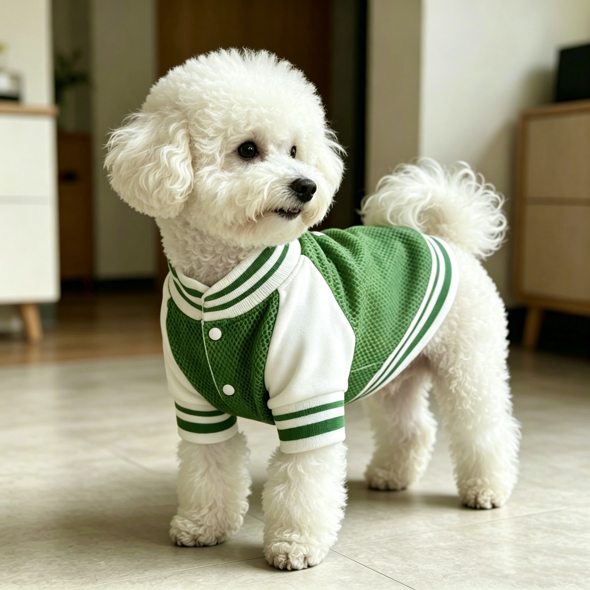 Personalized Embroidered Breathable Mesh Dog Baseball Jacket for Summer | MNCloth242