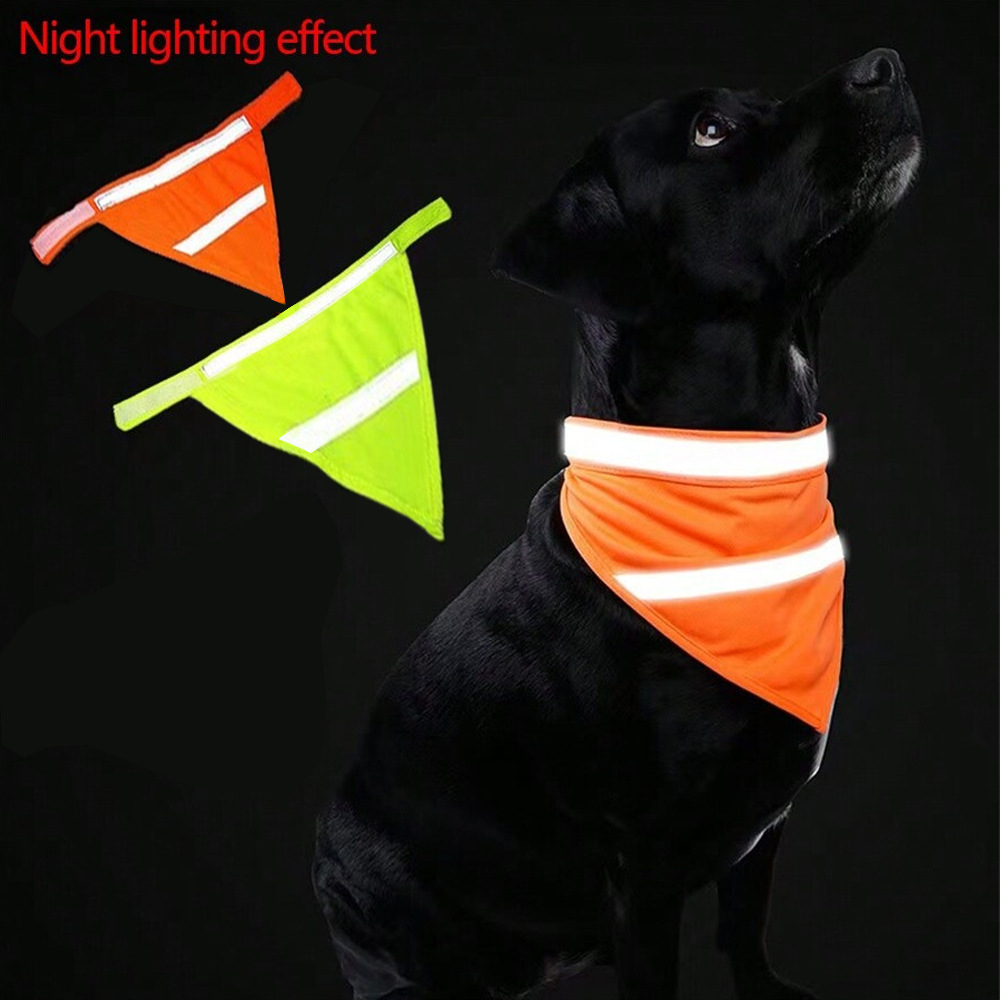 Personalized Pet Reflective Safety Bandana & Vest Set | BKPet163