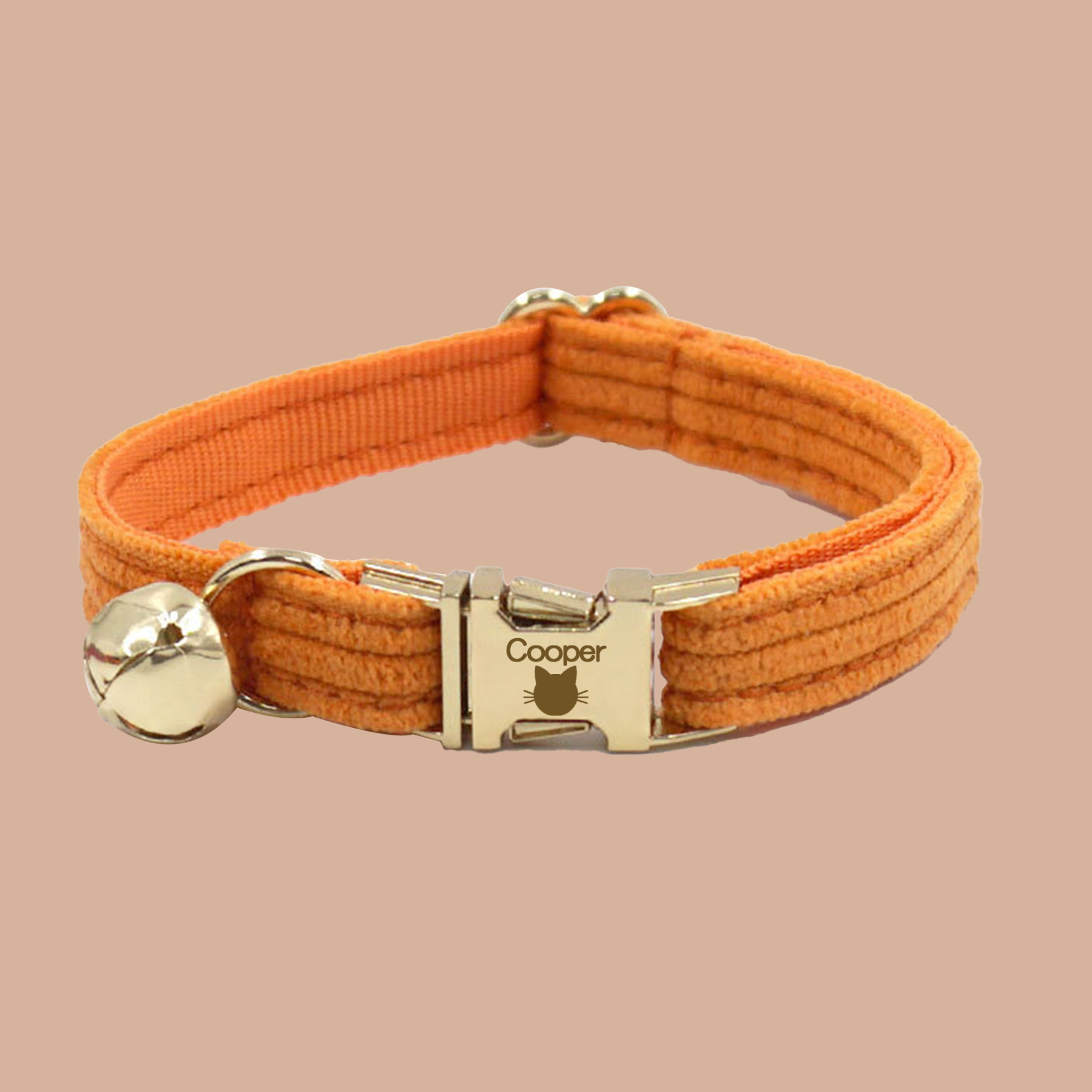 Personalized Velvet Engraved Cat Collar | BKPet95