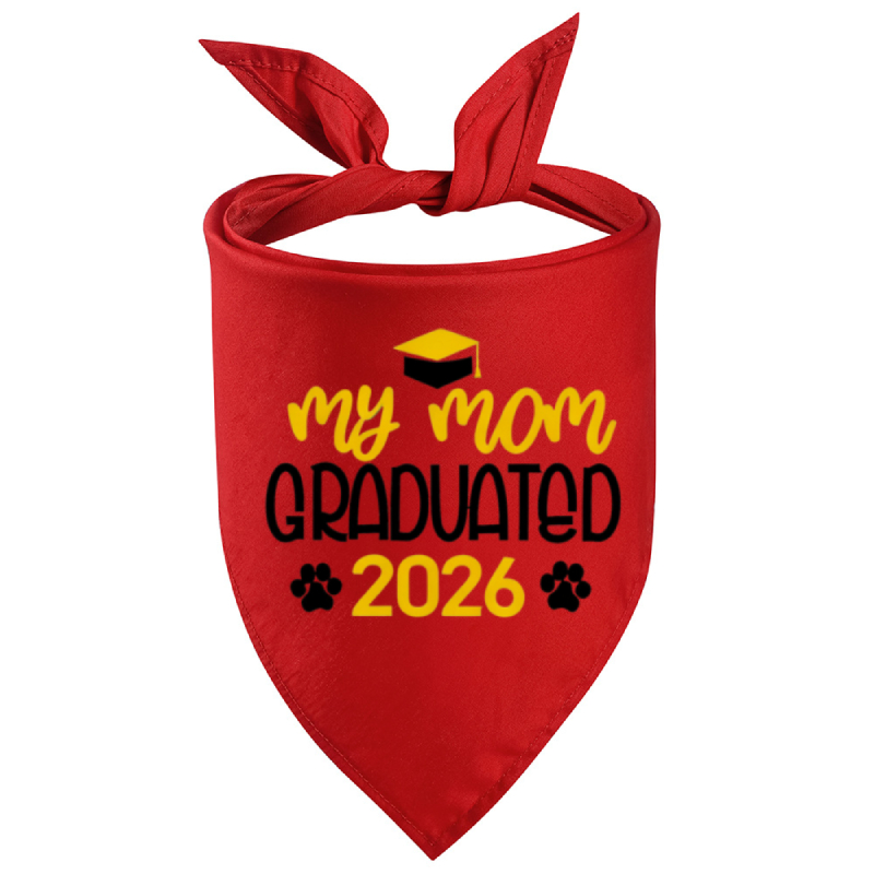 Personalized Embroidered Graduation My Mom/Dad Graduated Dog Bandana | MNAccs83
