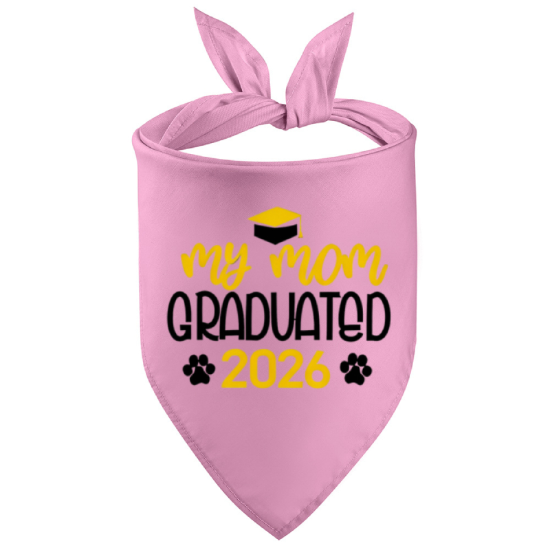 Personalized Embroidered Graduation My Mom/Dad Graduated Dog Bandana | MNAccs83