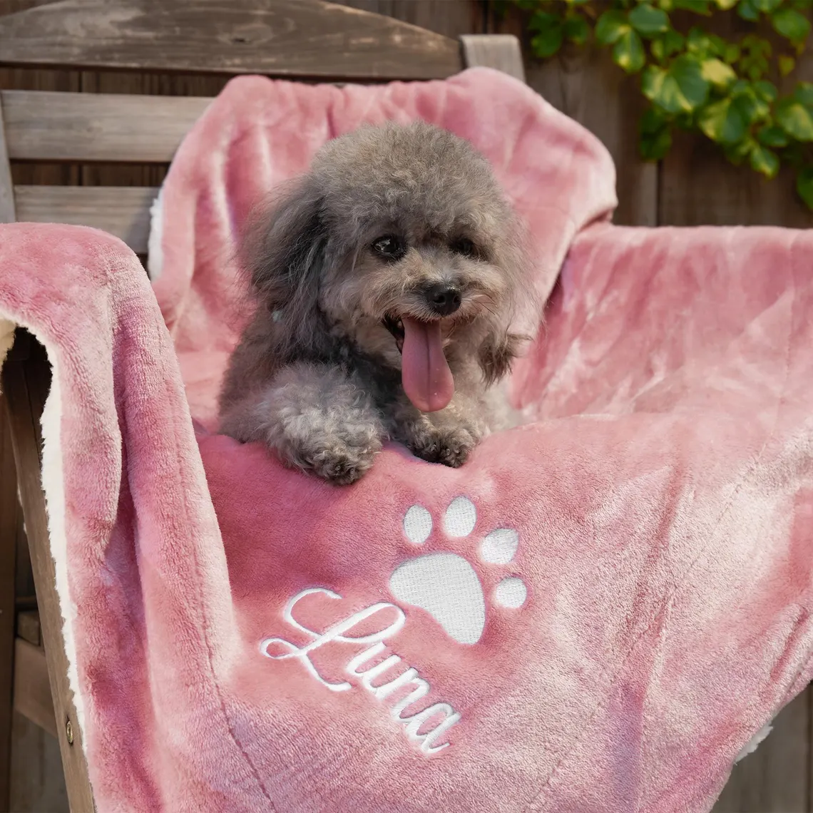 Personalized Thick Fleece Pet Blanket for Comfort & Unique | BKPet99