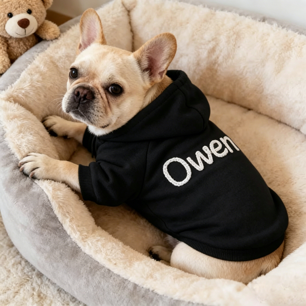 Personalized Cozy Season Warm Puppy Hoodie | MNCloth210