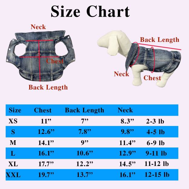 Personalized Hand Patch Pets Denim Jacket for Comfort and Unique | BKPet26