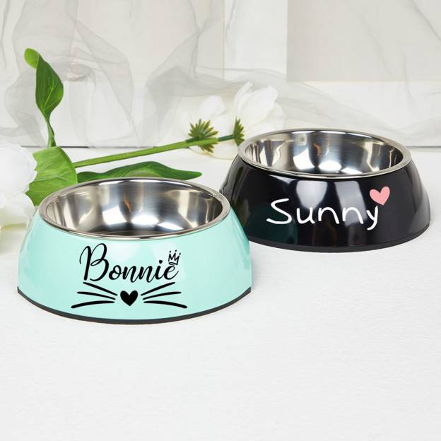 Personalized Pet Stainless Steel Dog Bowl  | CWToy20