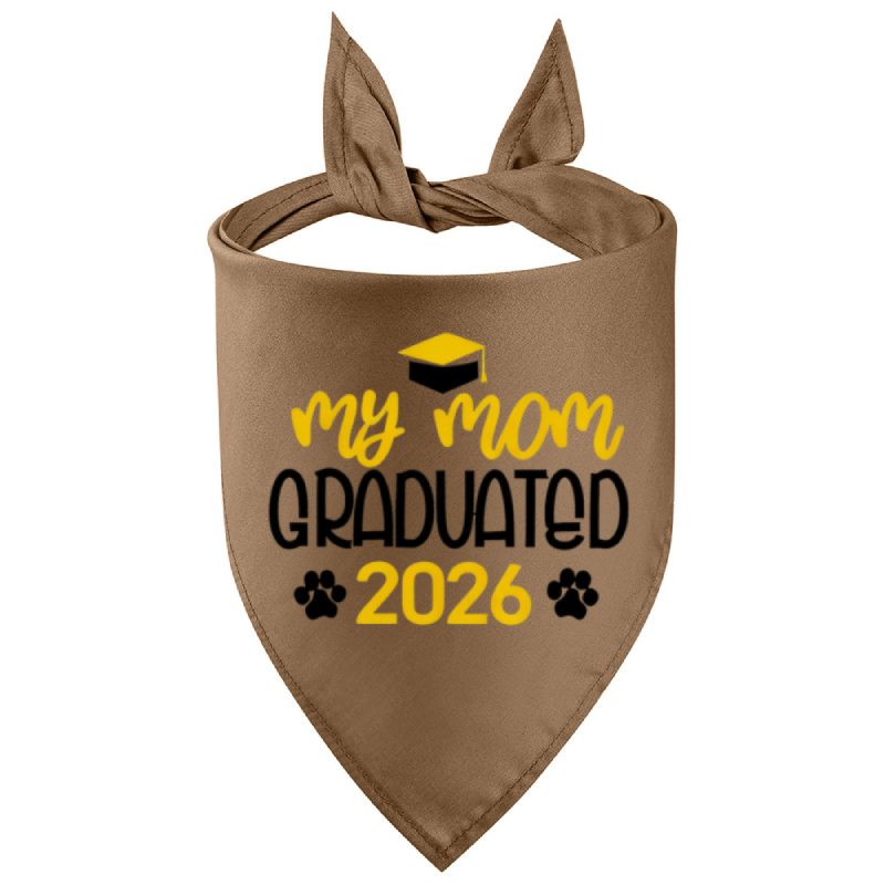 Personalized Embroidered Graduation My Mom/Dad Graduated Dog Bandana | MNAccs83