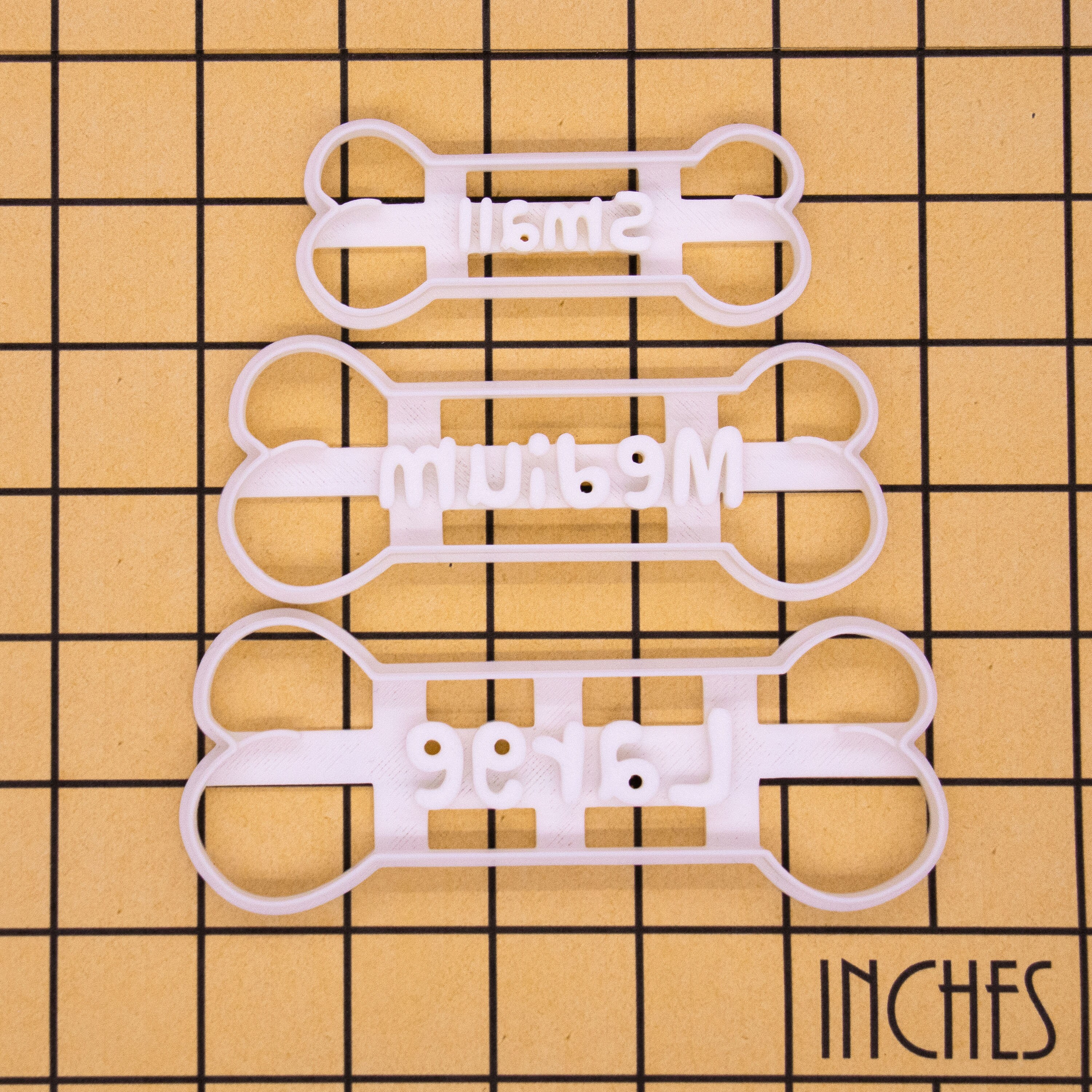 Personalized 3D Printed Dog Bone Cookie Cutter | BKPet343