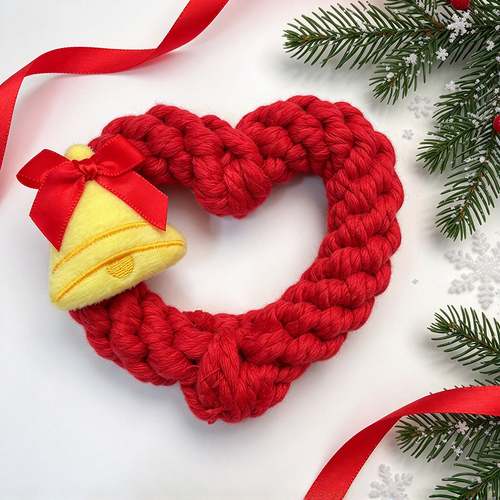 Christmas Rope Pet Knotted Chew Toy | MNToy29