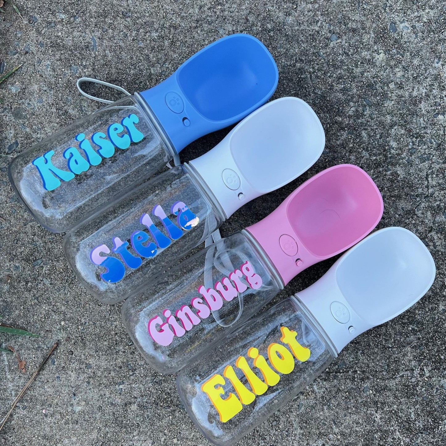 Personalized Dog Water Bottle Container | BKPet80