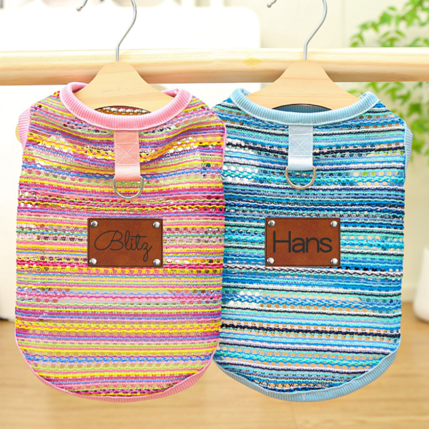 Personalized Breathable Pet Summer Cool Mesh Vest | BKPet191